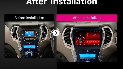 Màn hình DVD Android xe Hyundai Santafe 2012 - 2018 | Gotech GT10 Pro